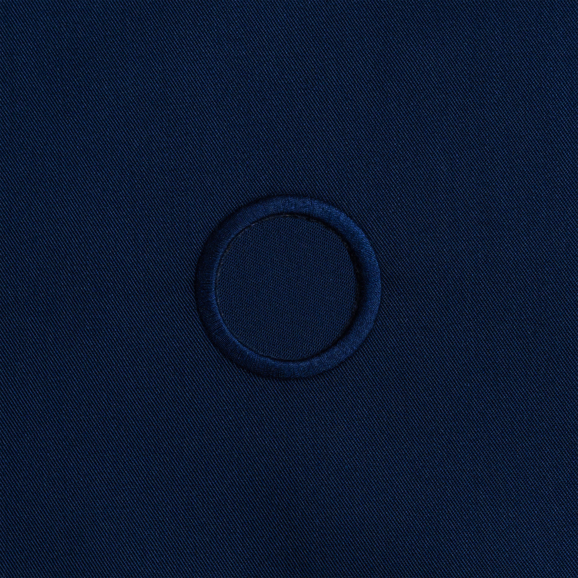 Catering BottleCloth · Navy Polycotton, 42 cm, Corner Hole, Stitched Circle