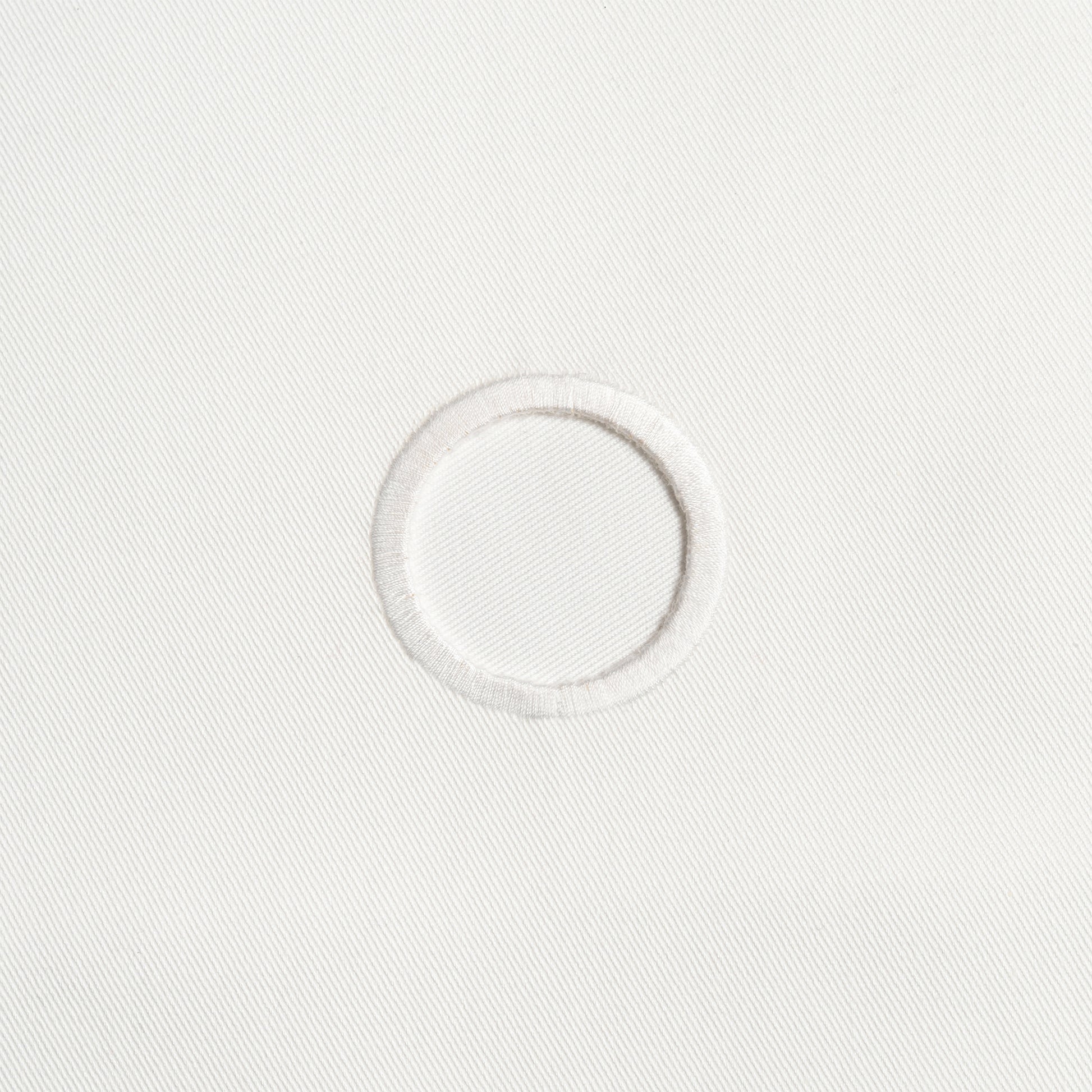 Original BottleCloth · White, Cotton, 42 cm, Corner Hole, Stitched Circle
