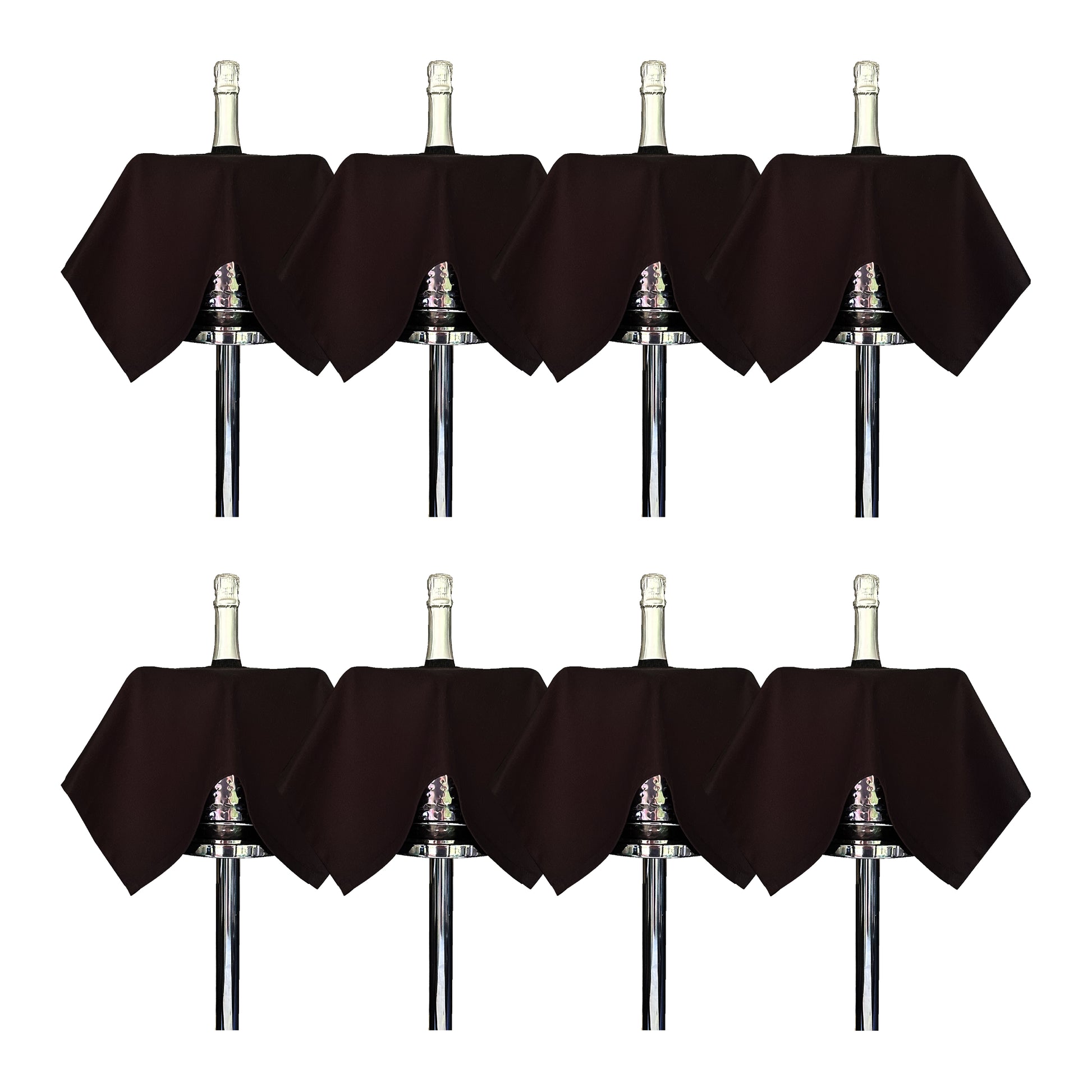 Original BottleCloth · Black, Cotton, 54 cm, Center Hole, Stitched Circle · Pack of 1