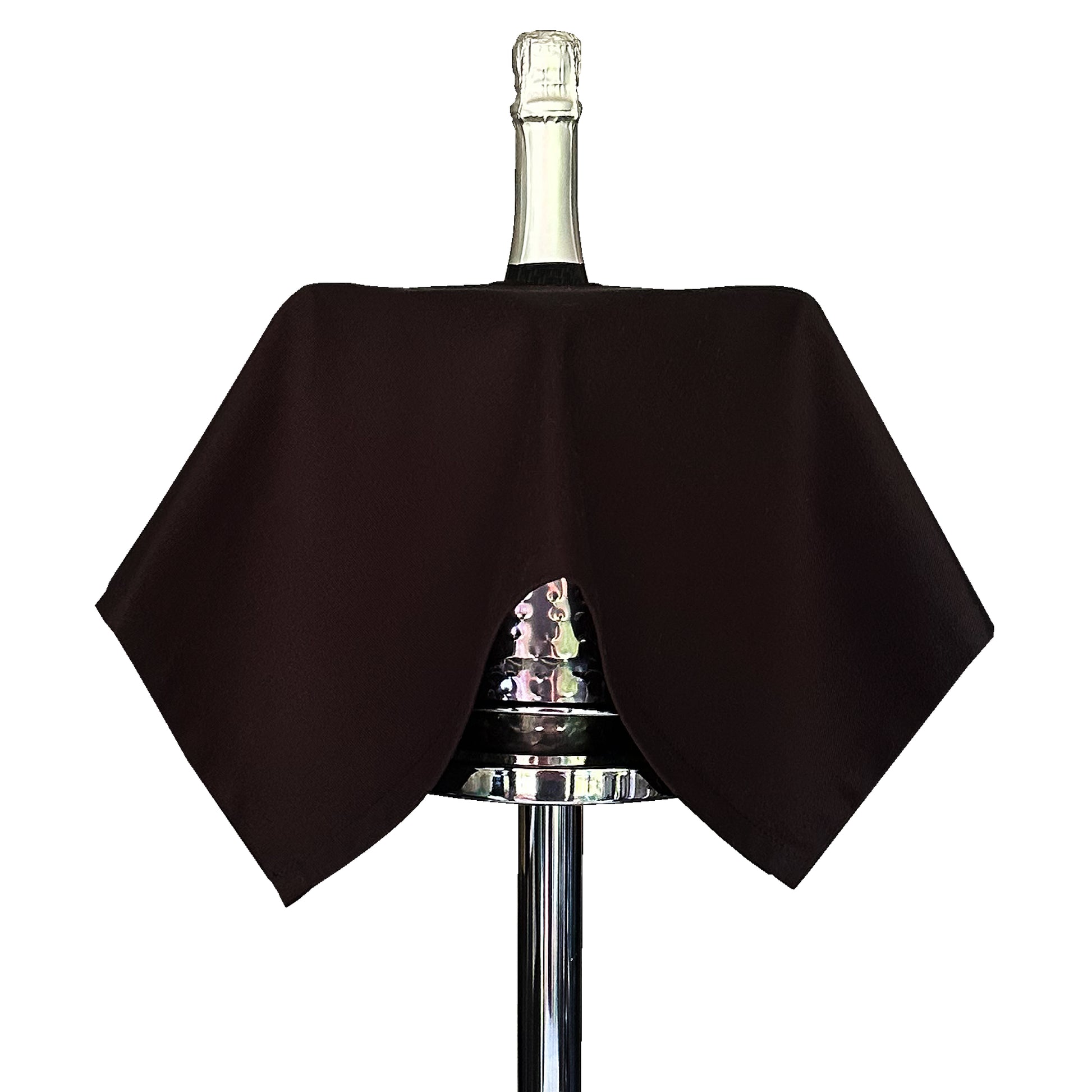 Original BottleCloth · Black, Cotton, 54 cm, Center Hole, Stitched Circle · Pack of 1