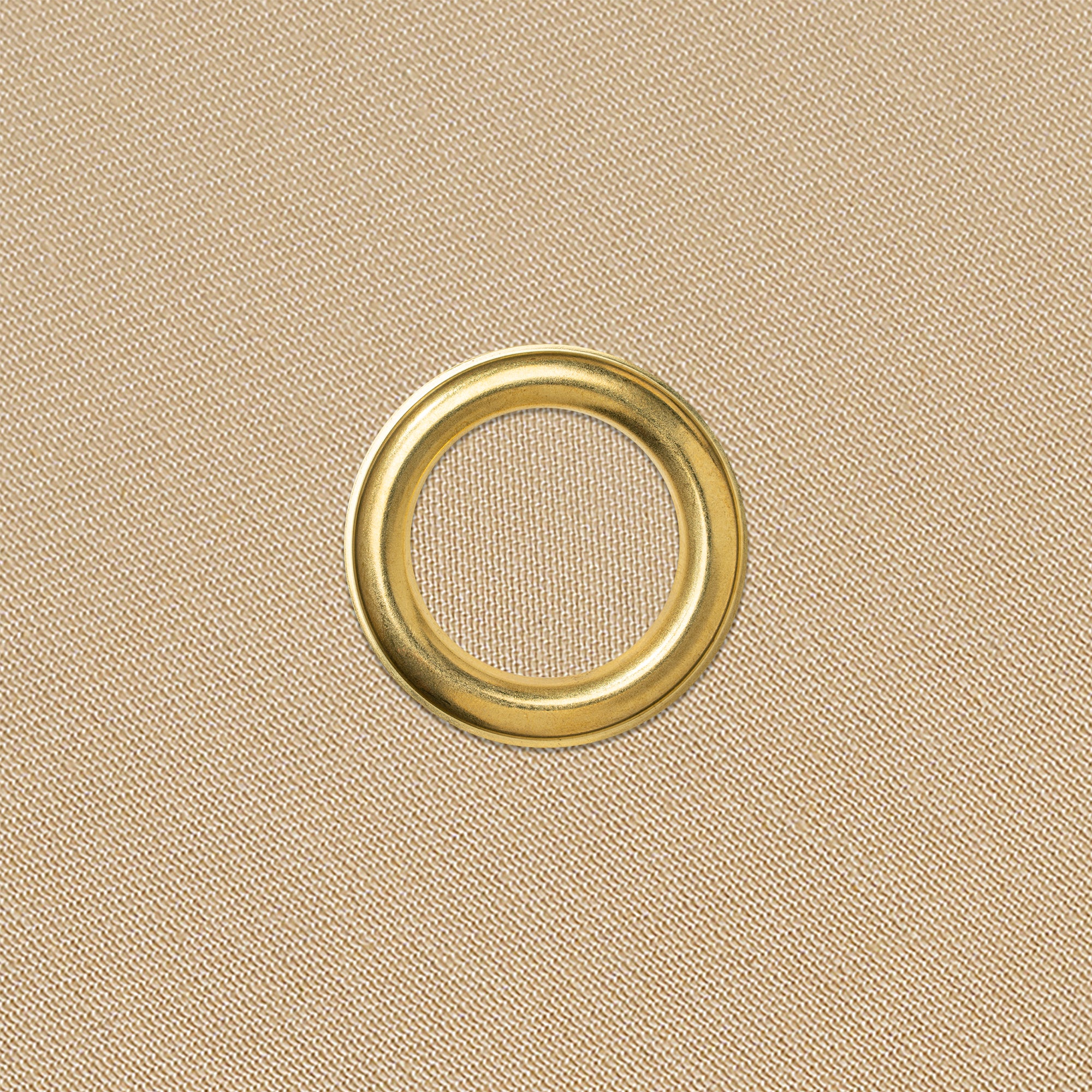 Classic BottleCloth · Gold with Gold Metal Ring, Cotton, 42 cm, Corner Hole