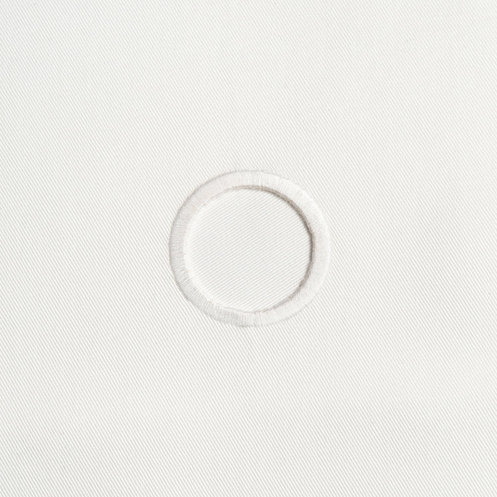 Original BottleCloth · White, Cotton, 42 cm, Corner Hole, Stitched Circle · Pack of 8