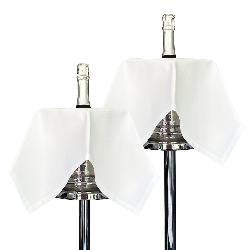 Originální bottlecloth · Bílá, bavlna, 54 cm, středový otvor, prošívaný kruh · balení 1