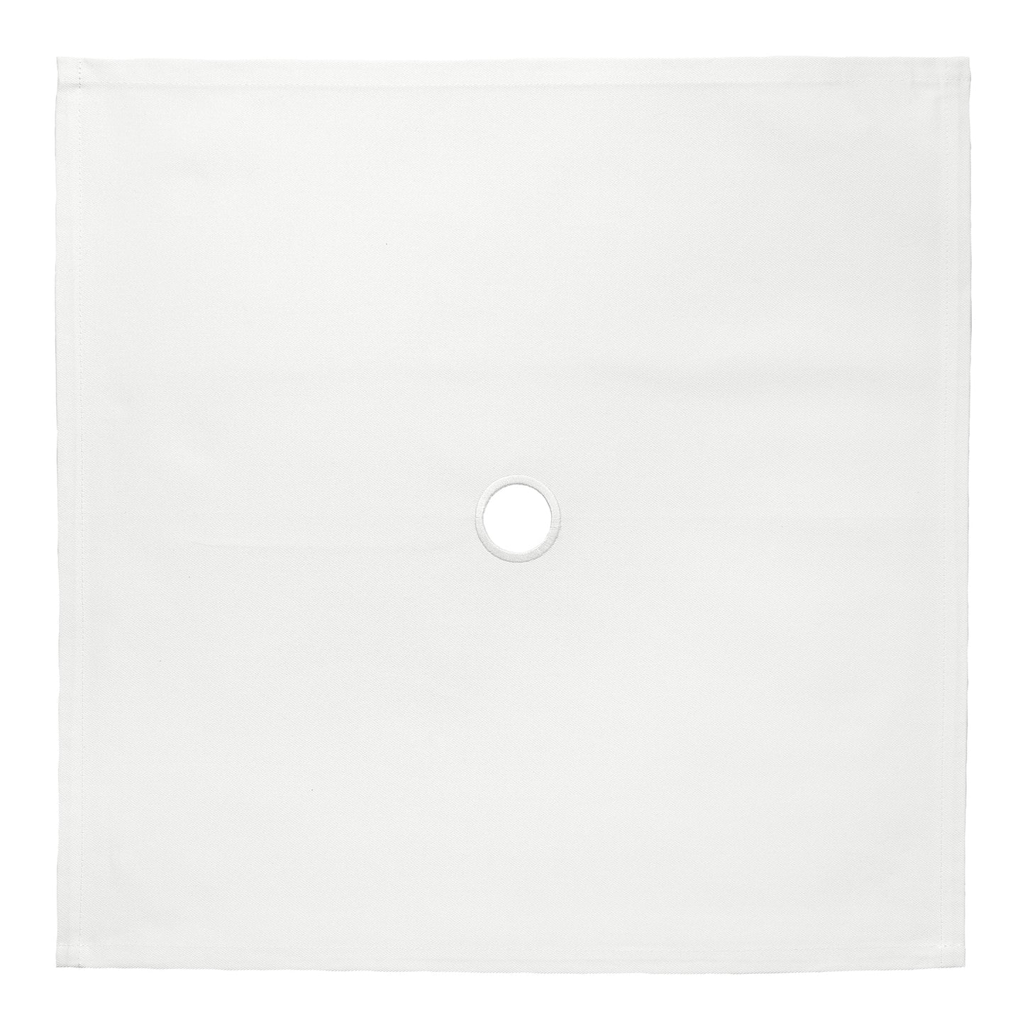 Original BottleCloth - White, Cotton, 54 cm, Center Hole, Stitched Circle - Pack of 8