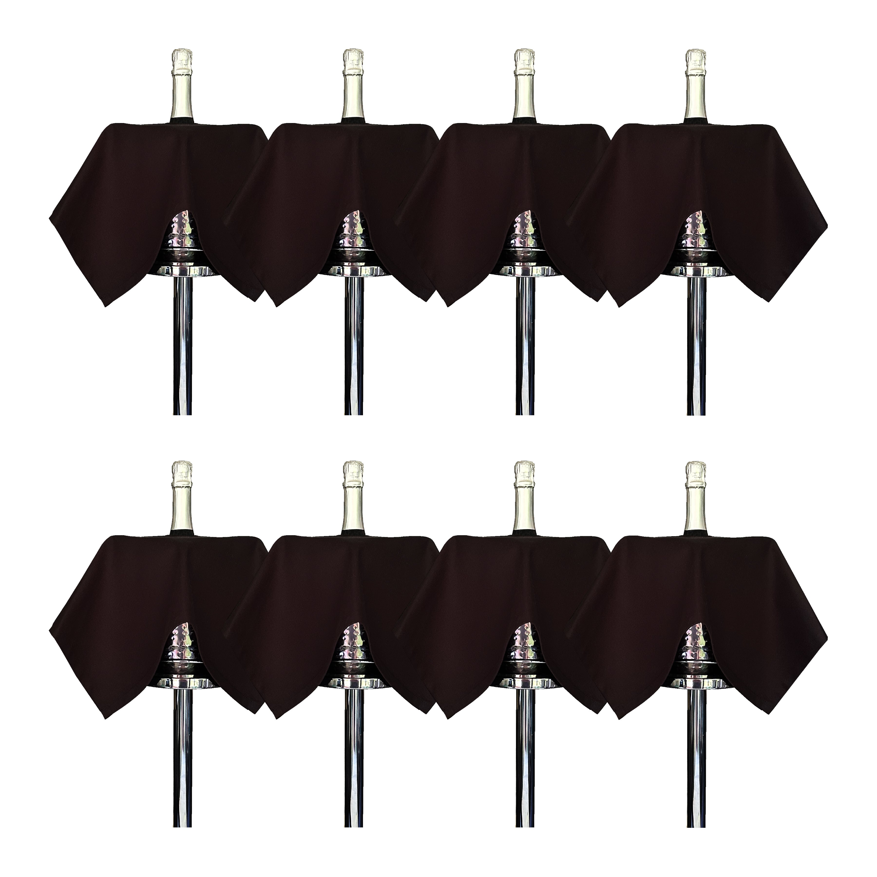 Original BottleCloth · Black, Cotton, 54 cm, Center Hole, Stitched Circle · Pack of 1