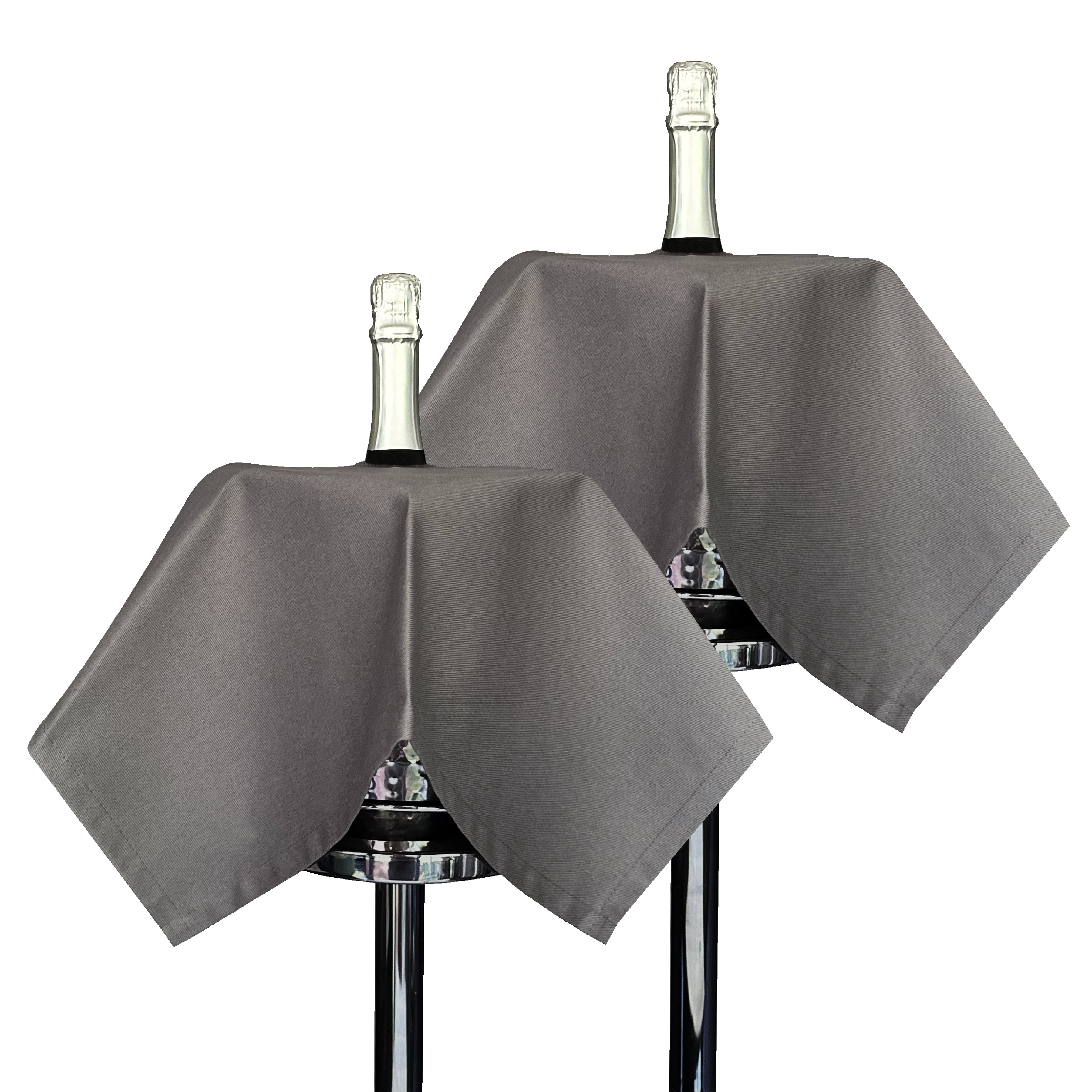 Original BottleCloth · Platinum, Cotton, 54 cm, Center Hole, Stitched Circle · Pack of 1