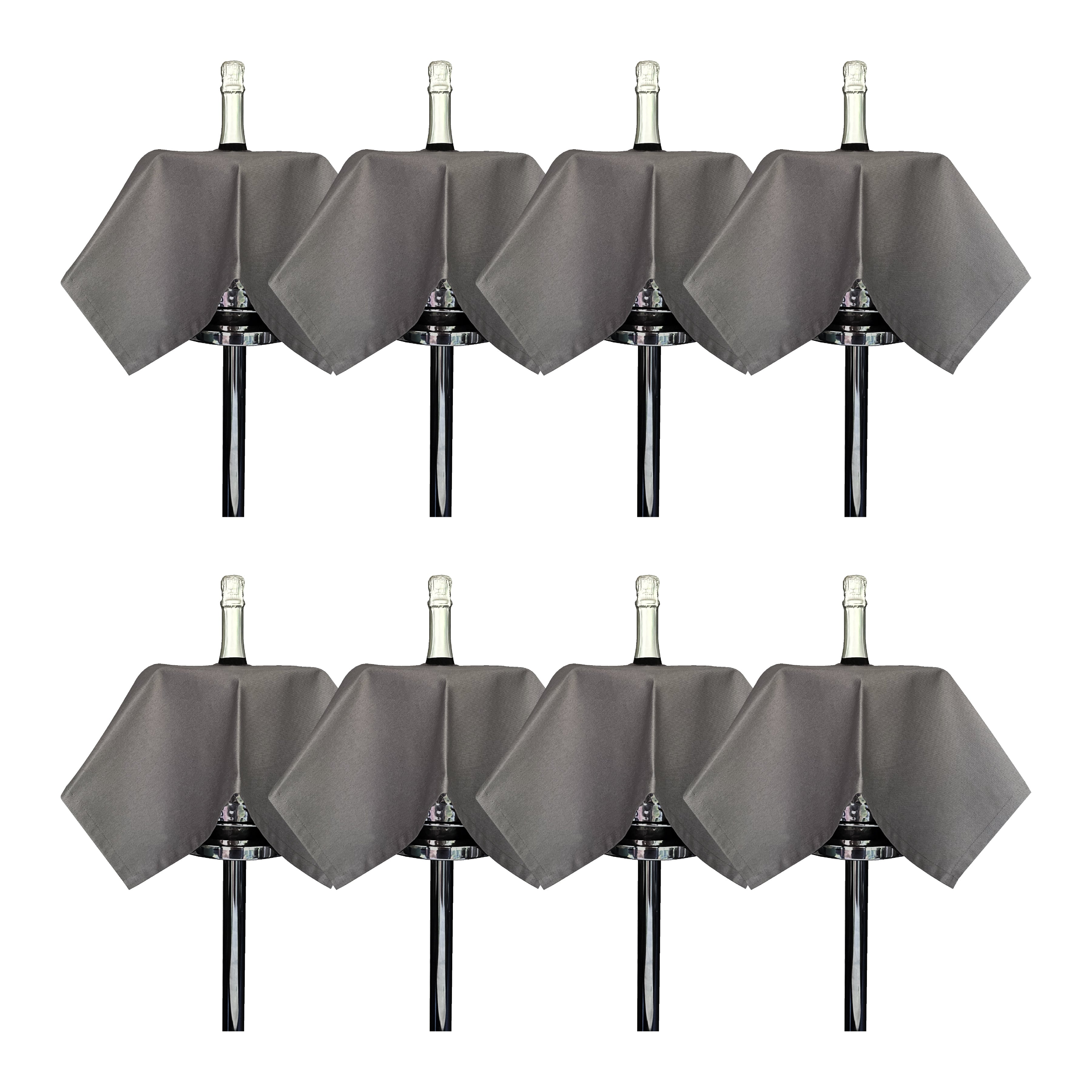 Original BottleCloth · Platinum, Cotton, 54 cm, Center Hole, Stitched Circle · Pack of 1