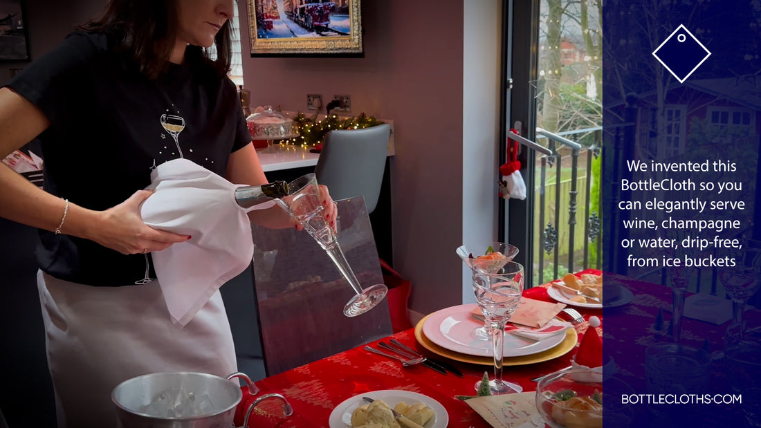 BottleCloths Video - Testing the Catering Collection Bottle Cloth for Ice Buckets